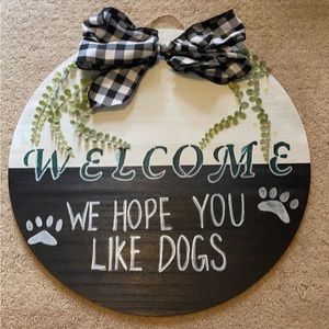 Welcome sign